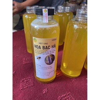 1 lít Mật ong hoa bạc hà chuẩn xịn,mật ong bạc hà nguyên chất 100% từ cao nguyên đá Hà Giang,bao test