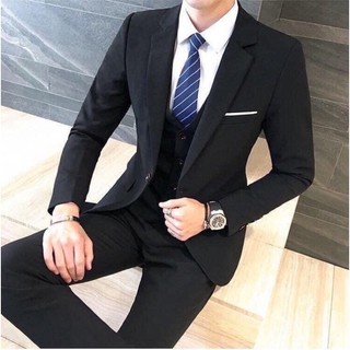 áo Vét nam mầu đen size s