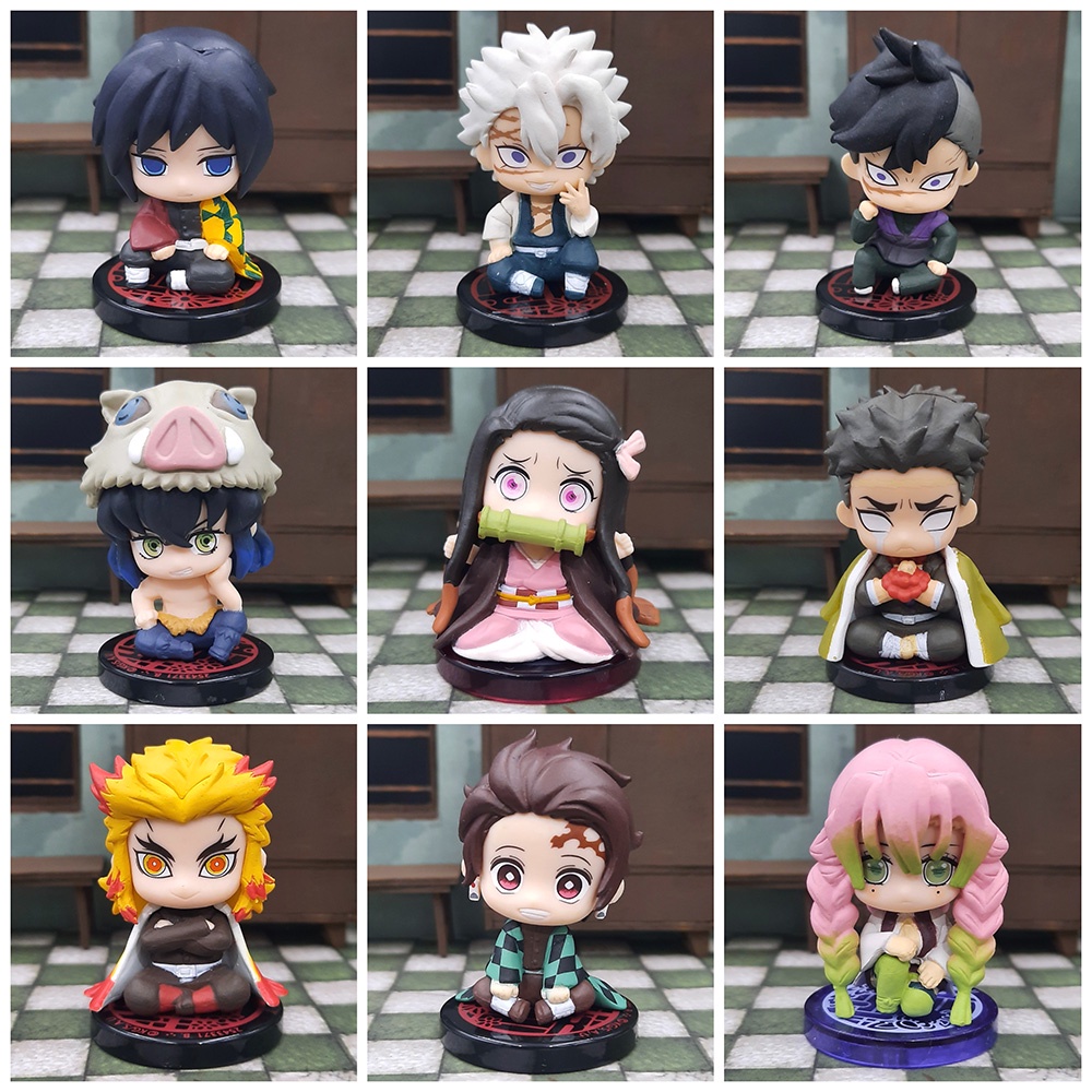 255104 figure Demon Slayer Kimetsu no Yaiba Suwarase Team - mô hình nhân vật chính hãng Bandai