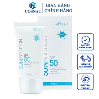 Kem chống nắng Huyền Phi Morena chống nắng, nâng tone, dưỡng da bảo vệ da khỏi tia UV 50ml
