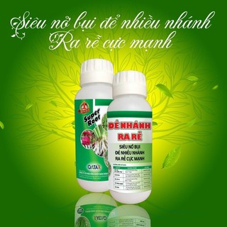 Chai 500ml- Super Root kích rễ đẻ nhánh cực mạnh, cải tạo đất, phục hồi cây
