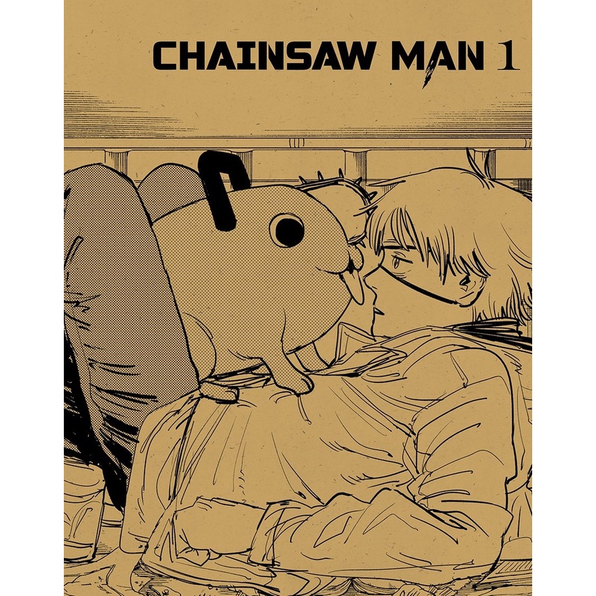 Chainsaw Man - Tập1 + 2 + 3 + 4 + 5 - Tặng Kèm Lót Ly + Bìa Áo Giấy Kraft