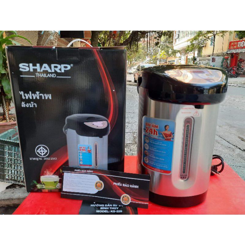 BÌNH THỦY ĐIỆN SHARP 4,8L THÁI LAN