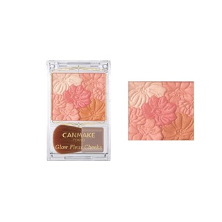 [Hàng Nội Địa Nhật] Phấn Má Hồng Canmake Glow Fleur Cheeks 6,3g.#03 Fairy Orange Fleur