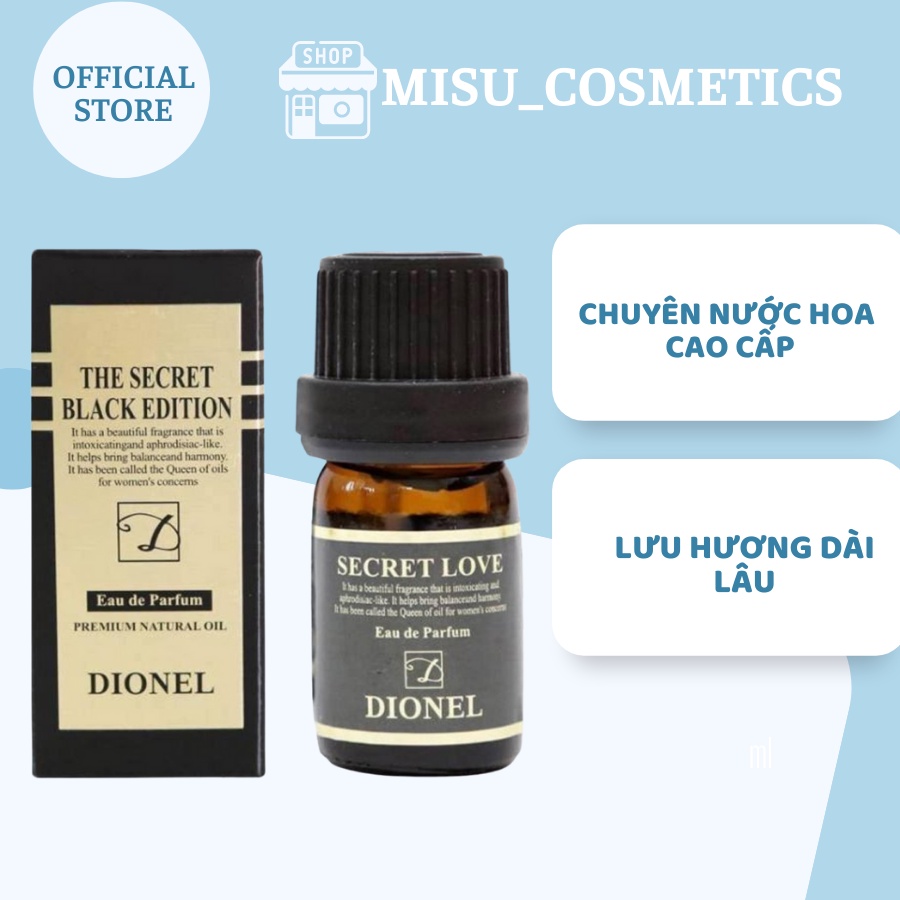 [SIÊU KHUYẾN MÃI]   🎀🎀Nước hoa vùng kín Dionel secret love 5ml