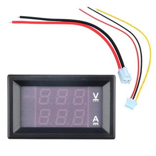 Vôn kế kỹ thuật số màn hình led dc / 100v / 10a