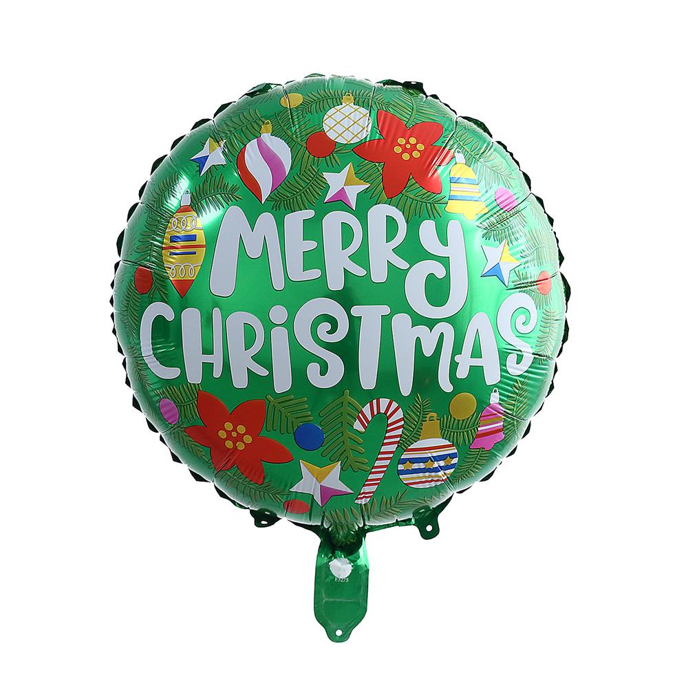 Set 5 Bong Bóng Lá Nhôm 18 inch Trang Trí Giáng Sinh Năm Mới