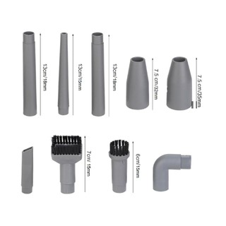 Set 9 Chổi Vệ Sinh Chuyên Dụng Cho Máy Hút Bụi + Bộ Phụ Kiện Đi Kèm,Set ống đầu nối dài chuyển đổi cho máy hút bụi