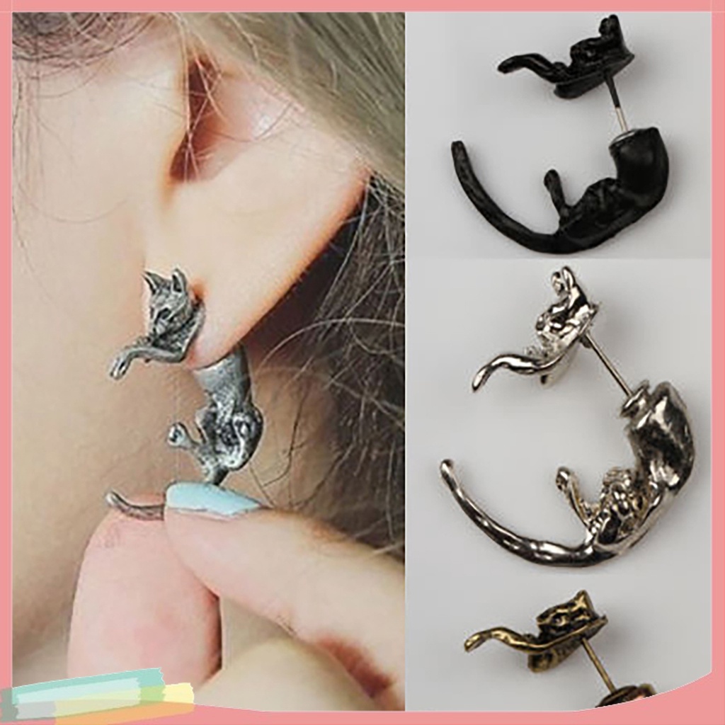 1 Khuyên Tai Nữ Hình Con Cáo Thời Trang