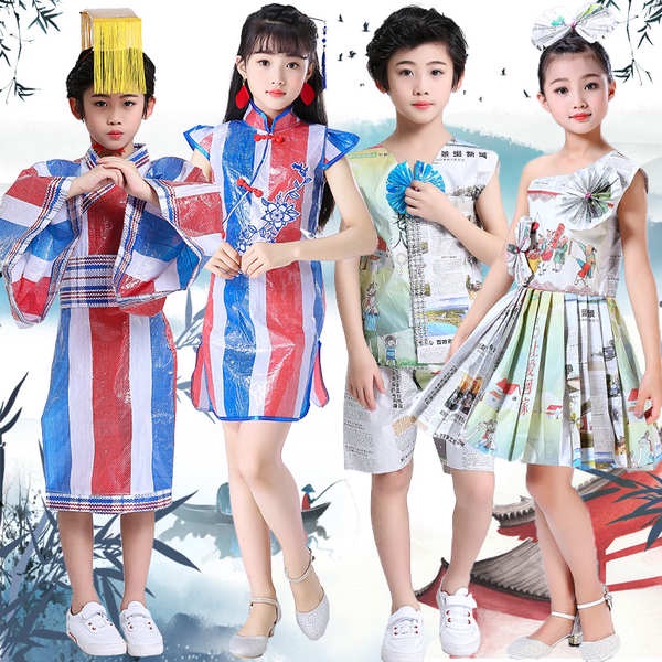 Trang Phục Biểu Diễn Sân Khấu Thân Thiện Với Môi Trường Bảo Vệ Môi Trường Thời Trang Cho Trẻ Mẫu | BigBuy360 - bigbuy360.vn
