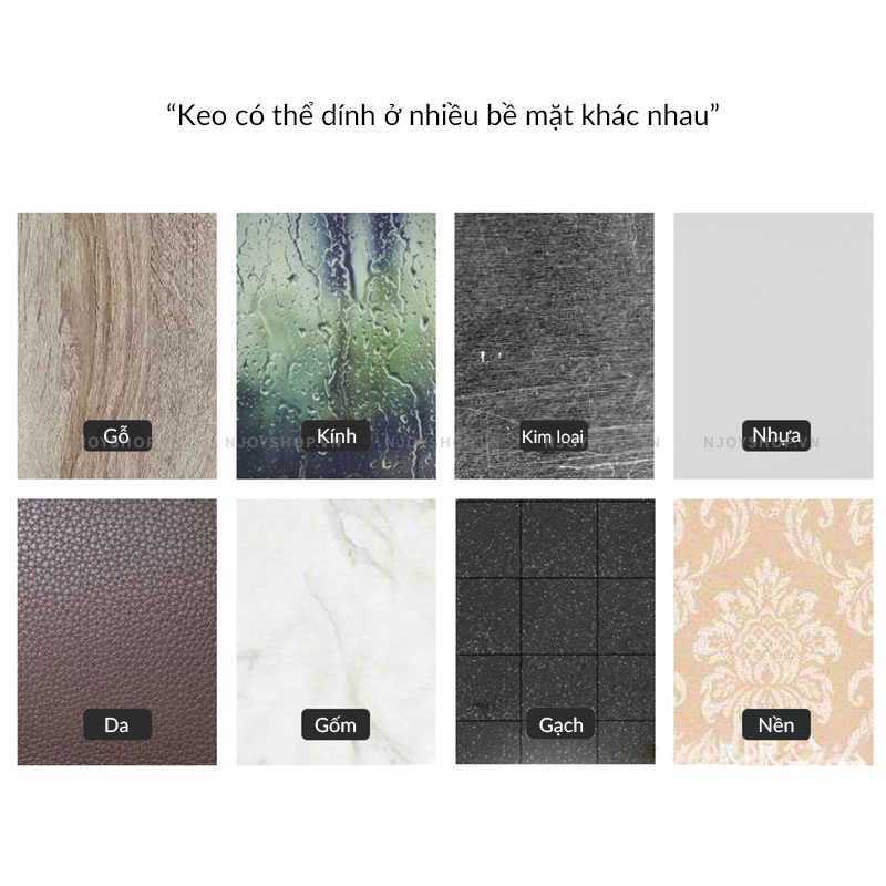 Kẹp Cố Định Dây Cáp Keo Dán 3m Siêu Chắc Chắn Tạo Không Gian Bàn Làm Việc Gọn Gàng Thông Minh Jtie Njoyshop