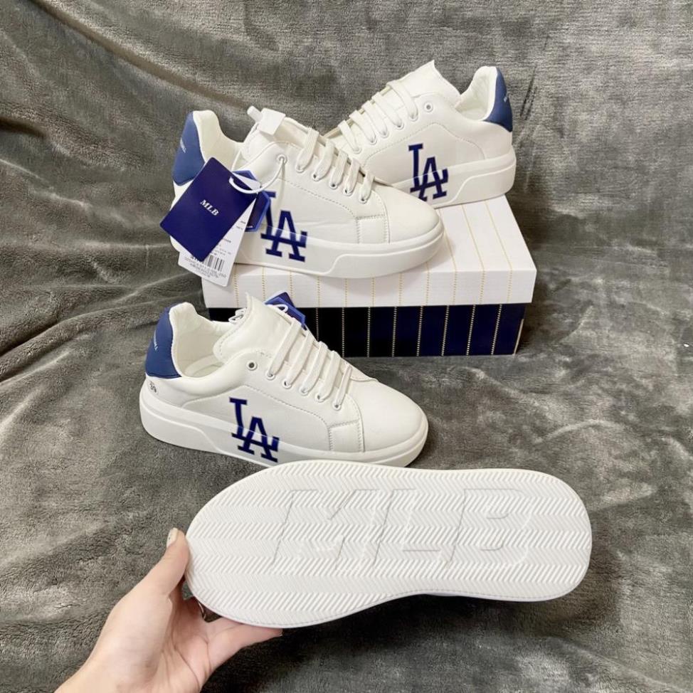 Giày Thể Thao 𝐌𝐂 𝐐𝐔𝐄𝐄𝐍 Giày Unisex Nam Nữ Đế Độn Trắng Tăng Chiều Cao 4 cm MLB Chunky MCQ NY LA