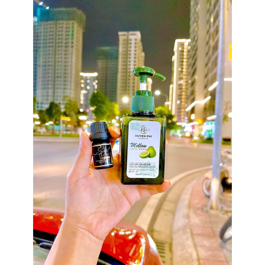 Dung dịch vệ sinh Mellow Huyền Phi Cool Wash làm sạch cân bằng PH chai 100ml