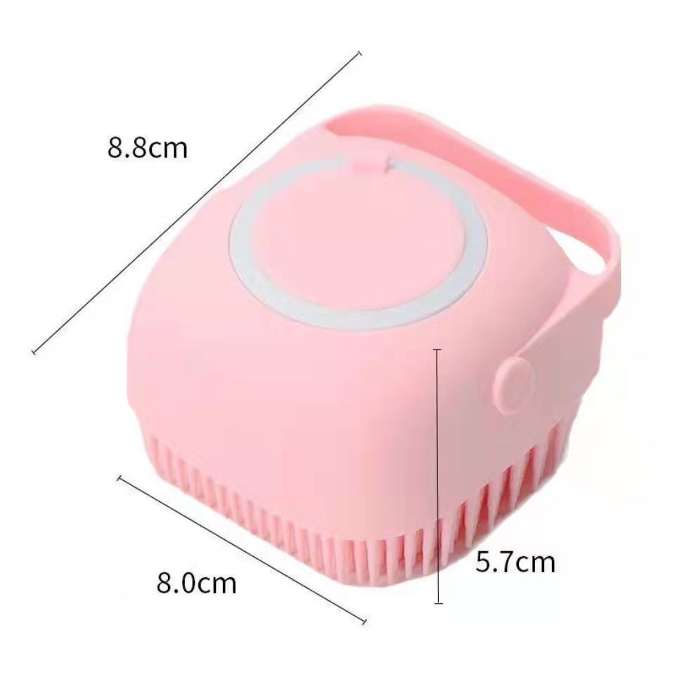 Bàn Chải Tắm Và Massage Cho Chó Mèo Tạo Bọt Bằng Silicon – GTLKK36