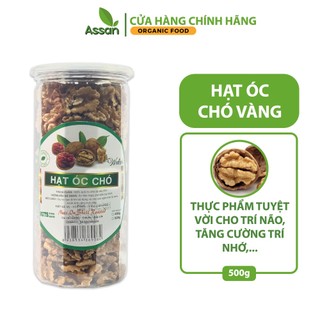 Hạt óc chó vàng mỹ tách vỏ, nhân óc chó dinh dưỡng tốt cho trí não assan