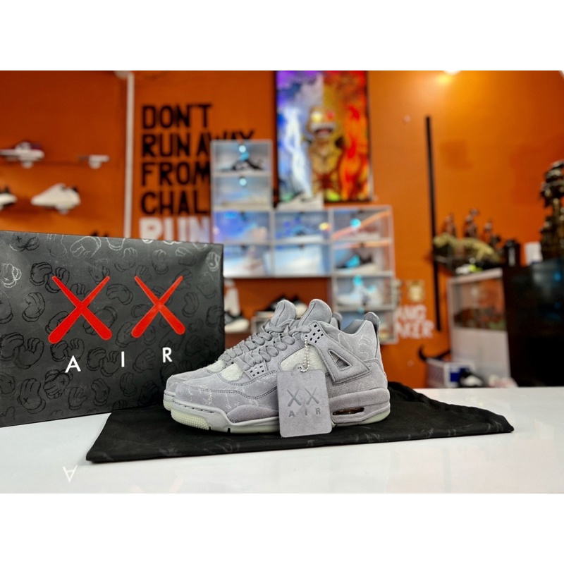 GIÀY SNEAKER AIR JD4 KWAS ĐẾ DẠ QUANG KÈM BỘ QUÀ TẶNG GIÁ TRỊ