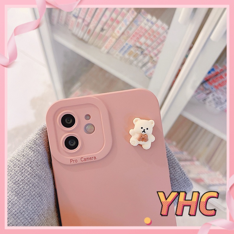 ốp iphone TPU Hình Gấu 3d tương thích iPhone 6s 6splus 7 7plus 8 8plus X XS XSMAX 11 12 Pro Max Plus Promax-042