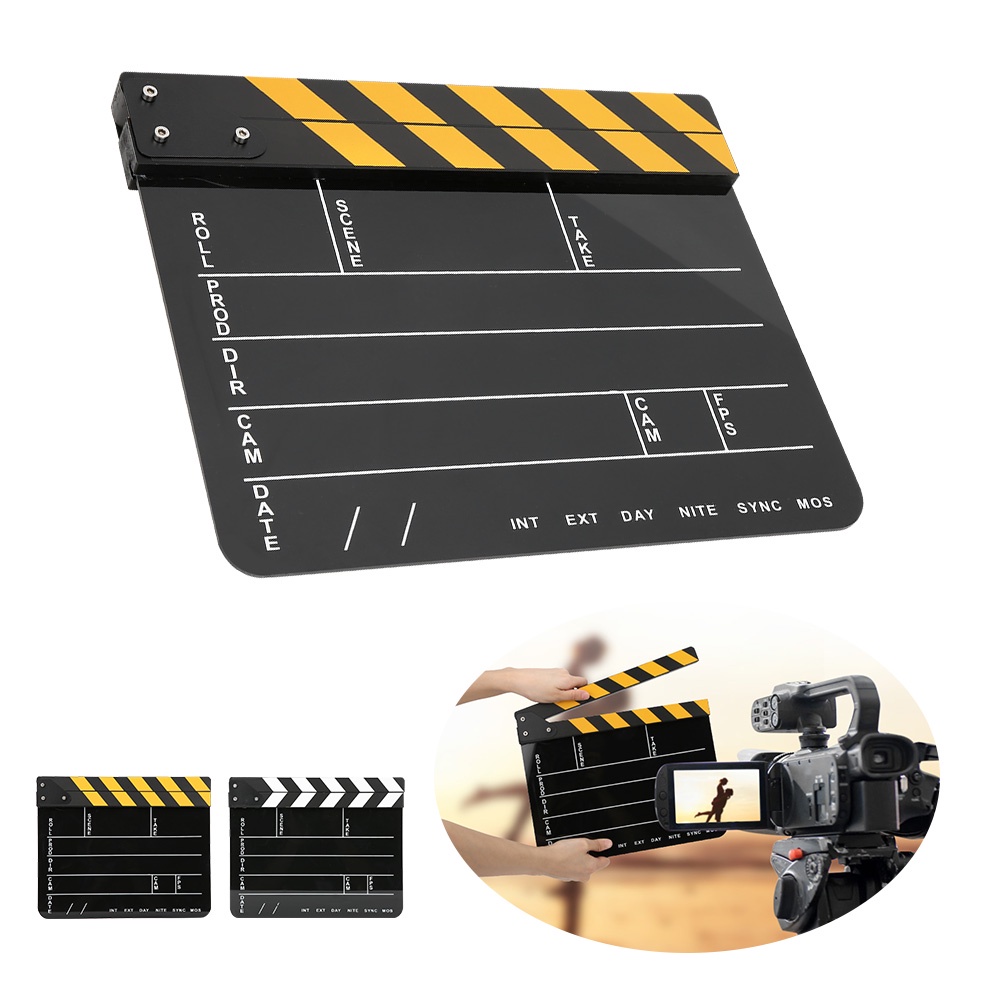 Có thể bán buôn Clapboard 30x25CM Dùng Để Quay Phim Chuyên Nghiệp Hàng giao ngay