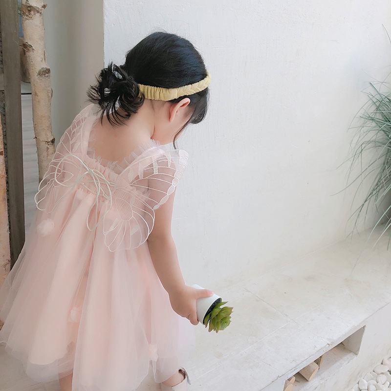 Đầm công chúa cánh tiên cho bé gái mặc thôi nôi, dự tiệc hàng quảng châu