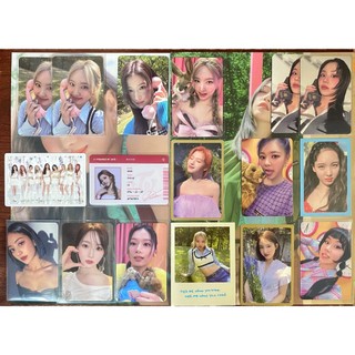 Card bo góc/album rỗng nmixx, twice between 1&2 chính hãng