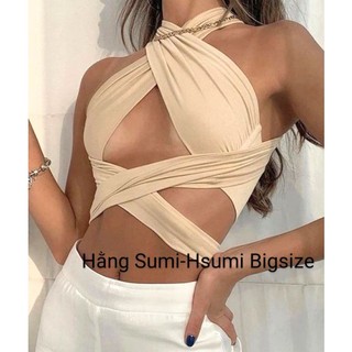  Áo yếm buộc dây áo quàng cổ bigsize kèm mút ngực mặc được nhiều kiểu Hằng Sumi-Hsumi 