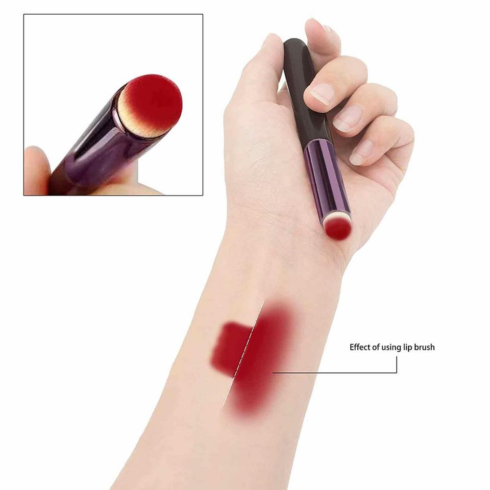 Set 1 Cọ Trang Điểm Môi Đầu Tròn / Cọ Phủi Bụi / Son Môi / Che Khuyết Điểm Đa Năng