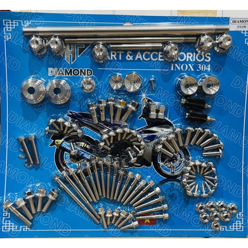 Bộ full xe cốt tán + ốc + đồ chơi cho đủ loại xe