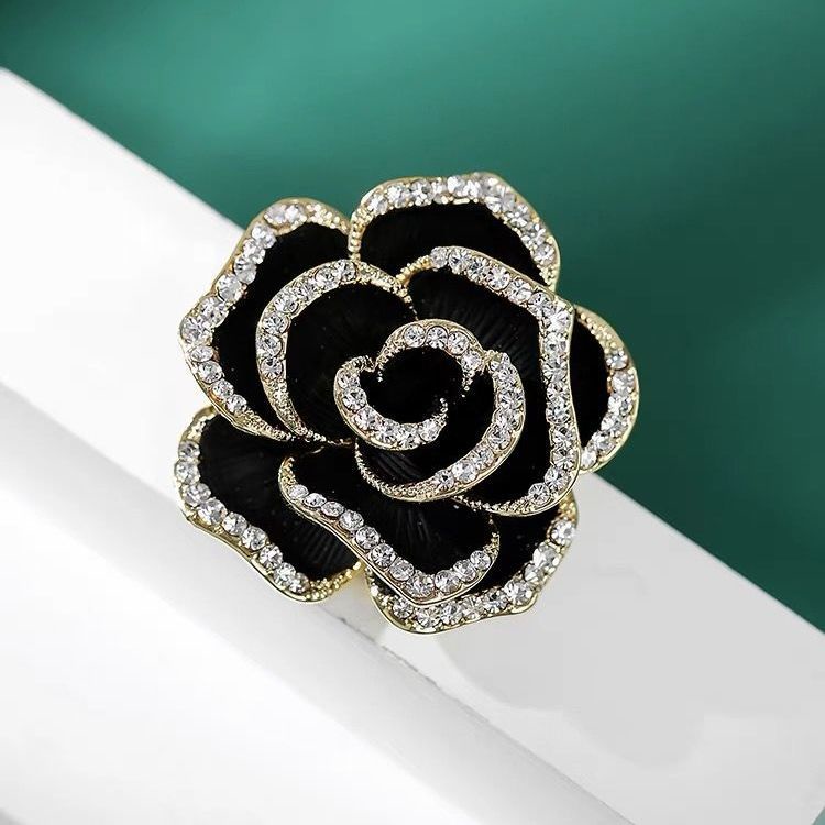 Ghim Cài Áo Hình Hoa Trà Đính Ngọc Trai Phong Cách Chanel Thời Trang Cao Cấp Dễ Phối Đồ Cho Nữ