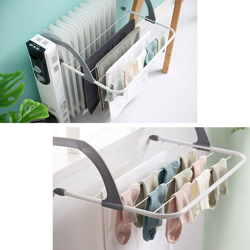 CONOPERY Thanh Treo Quần Áo Gắn Tường Có Thể Gấp Gọn Tiện Dụng Cho Gia Đình