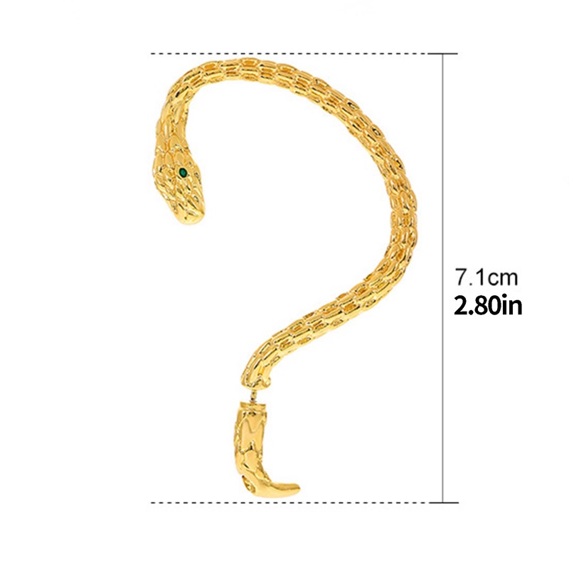 Đôi Khuyên Tai Hình Rắn Và Hoa Phong Cách Punk Thời Trang Cho Nữ