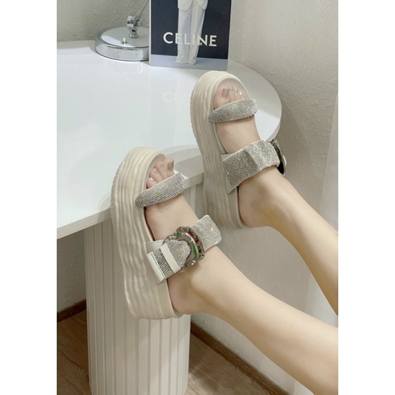 Dép bánh mì cao 8p