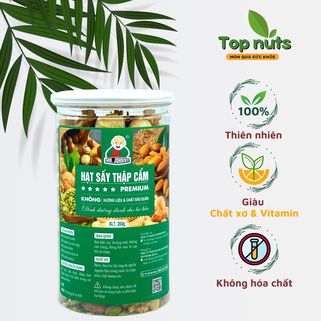 Hạt Dinh Dưỡng Mix Nuts 5 Loại Hạt, Dinh Dưỡng Dành Cho Mẹ Bầu