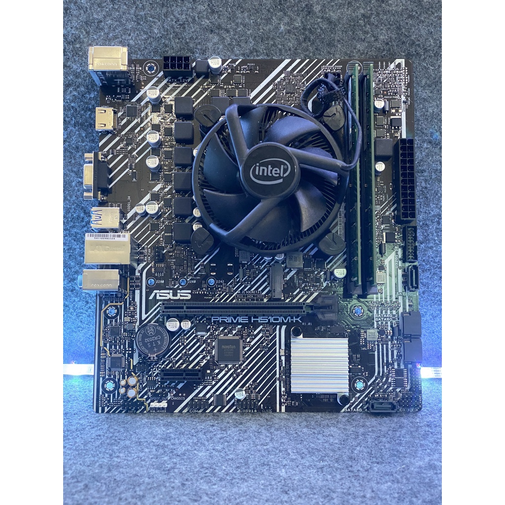 Giá huỷ diệt  Combo Main Chip Ram H410 H510 G6405 I5 10400F ram 8GB 2400 Bảo Hành 3 năm - Giá rẻ, thợ kỹ thuật H410m-k H