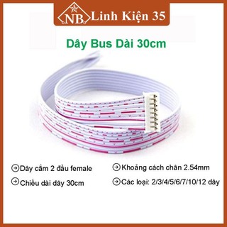 Dây bus 30cm chân 2.54mm đủ loại