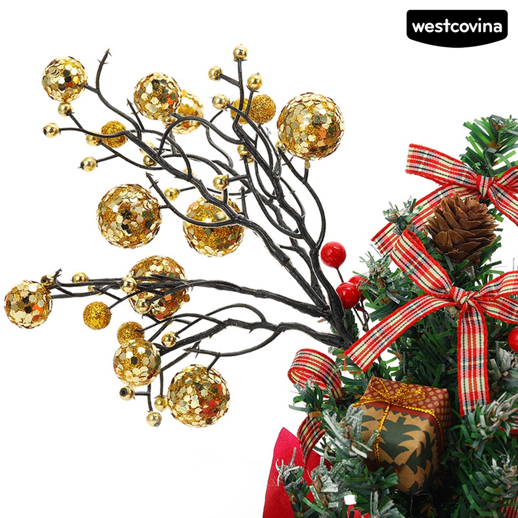 [Hot]☃Hoa Giả Bằng Xốp Lấp Lánh Trang Trí Giáng Sinh