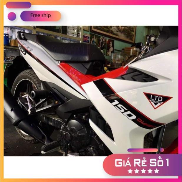 FREE SHIP + QUÀ TẶNG Tem rời xe Exciter 150 LTĐ chế trắng đỏ