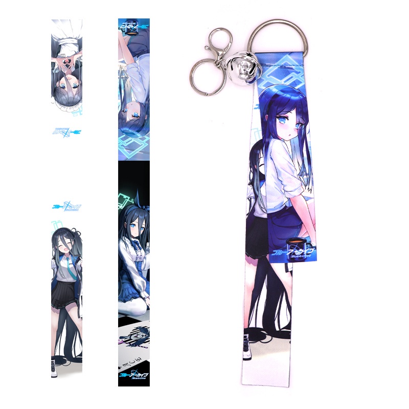 Móc Chìa Khóa Hình Nhân Vật Shirasu Azusa Trong Anime Blue Archive NS3