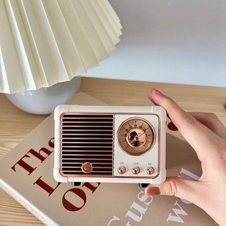 Loa Bluetooth mini vintage phong cách Retro (ảnh thật)