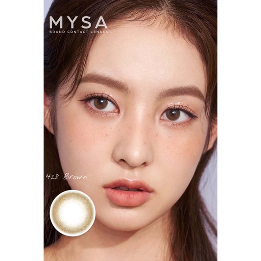 Lens Mắt Kính Áp Tròng Màu Nâu Tự Nhiên Không Giãn Đi Học Hoặc Đi Làm Có Từ 0-6 Độ Cận