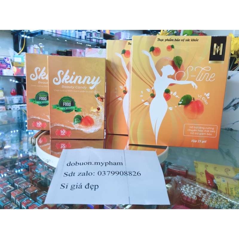 Mẫu mới - Trà Đào SLINE giảm cân dành cho nữ,hộp 15 gói chính hãng