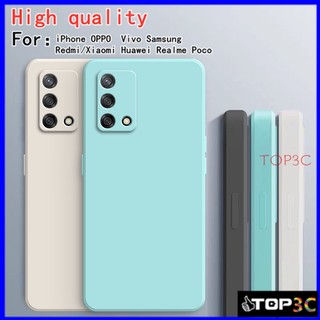  Ốp lưng Oppo A95 A74 A57 2022 A77S A96 A76 A74 5G A5 Pro Solid Phone Case YT 