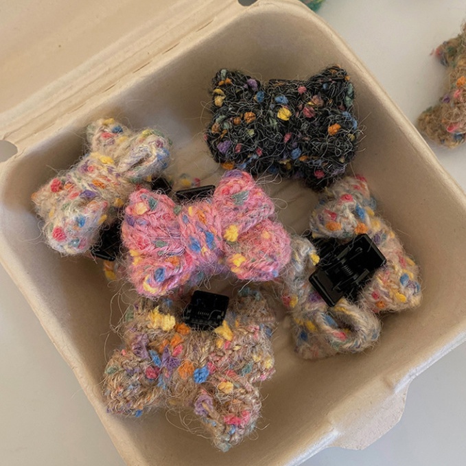 Kẹp Tóc Hình Nơ Nhỏ Xinh Xắn Phong Cách Hàn Quốc Dễ Thương