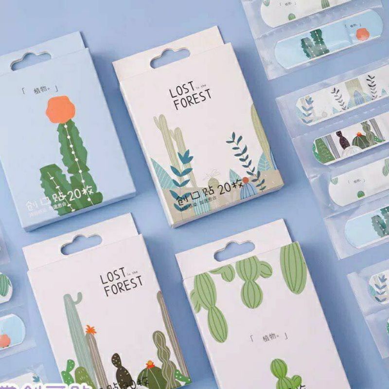 Hộp băng gâu cá nhân 20 chiếc nhiều hình đáng yêu cho bé