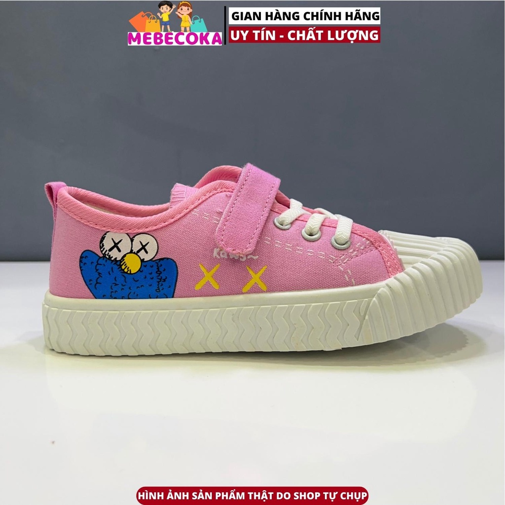 Giày thể thao quai khóa dán phong cách Hàn Quốc xinh xắn cho bé gái loại đẹp mbck