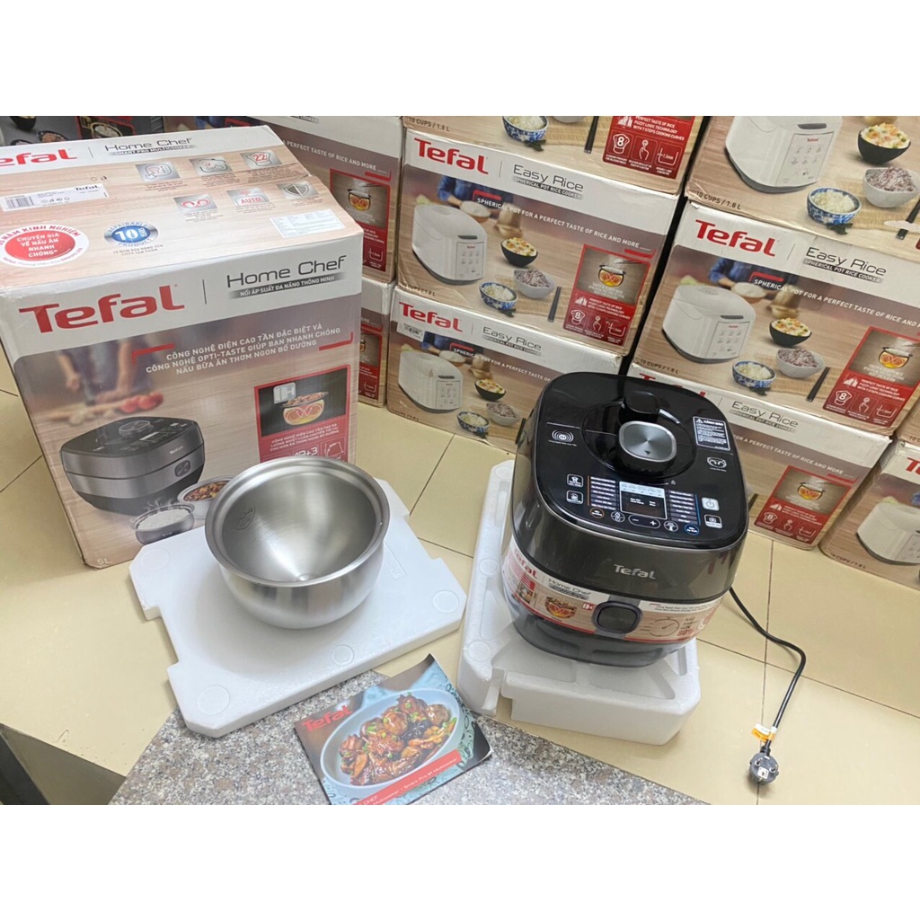 Nồi áp suất Tefal EPC – Smart Pro IH Multicooker CY638868 - 5Lít - 1300W, Bảo hành 2 năm - Smarthome97 - Hàng trưng bày