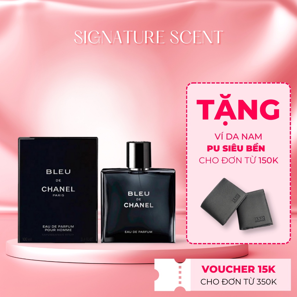 Nước hoa Nam Bleu De Chanel 100ml quyến rũ lịch lãm lưu hương thơm dành- Dầu thơm lịch lãm cho nam