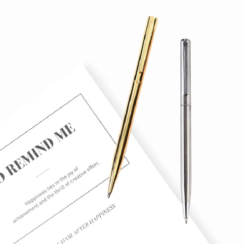 Bút ký tên bằng kim loại 1.0 màu đen mượt mà chất lượng