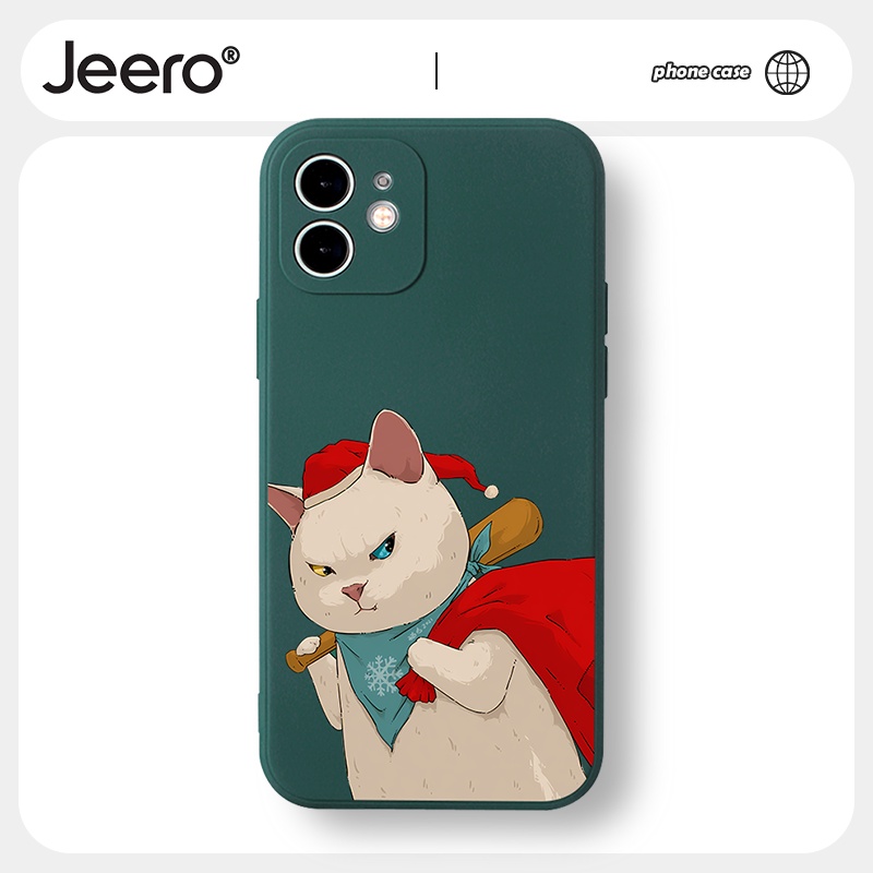 Ốp Điện Thoại JEERO cặp đôi dễ thương đẹp Cho iPhone 14 13 12 11 Pro Max SE 2020 X XR XS 8 7 ip 6S 6 Plus kute HFF1878