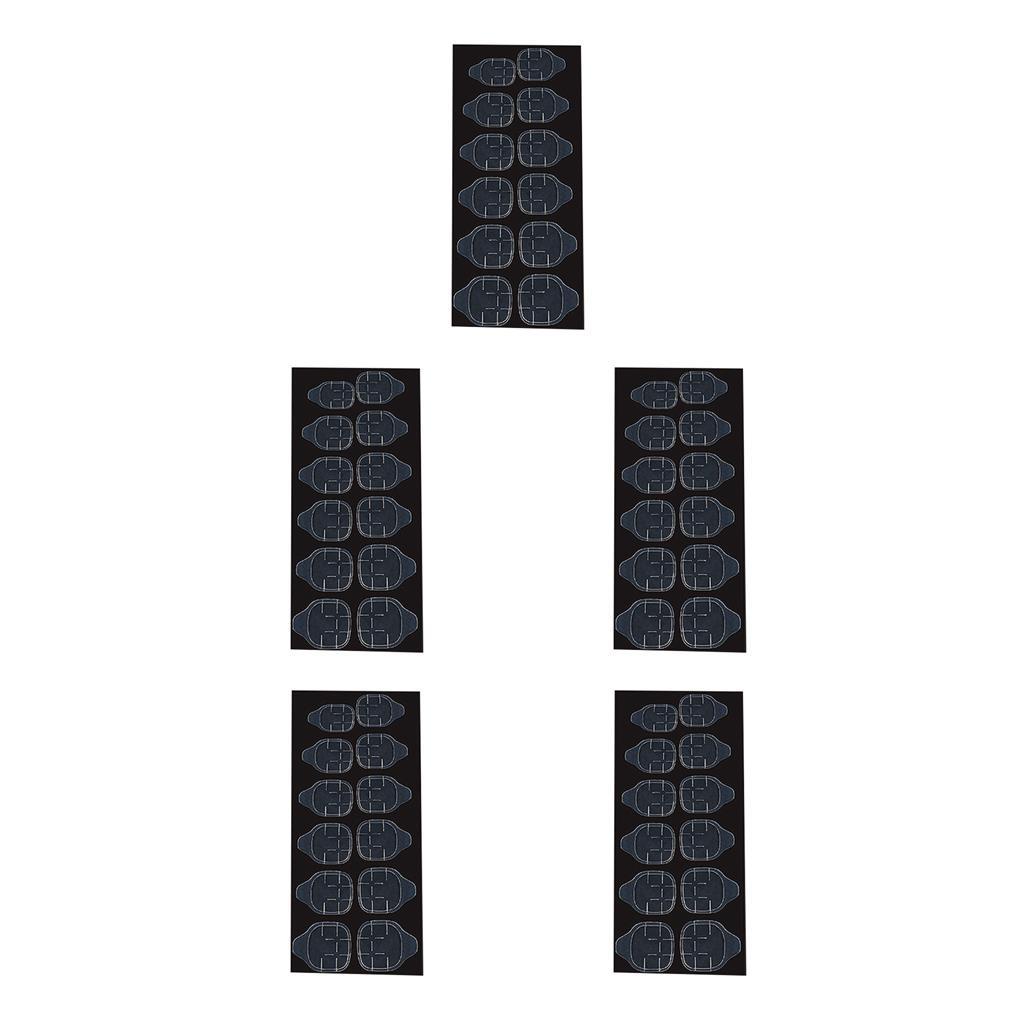 Set 1 / 2 / 3 / 5 / 24 Miếng Dán Hai Mặt Trang Trí Móng Tay