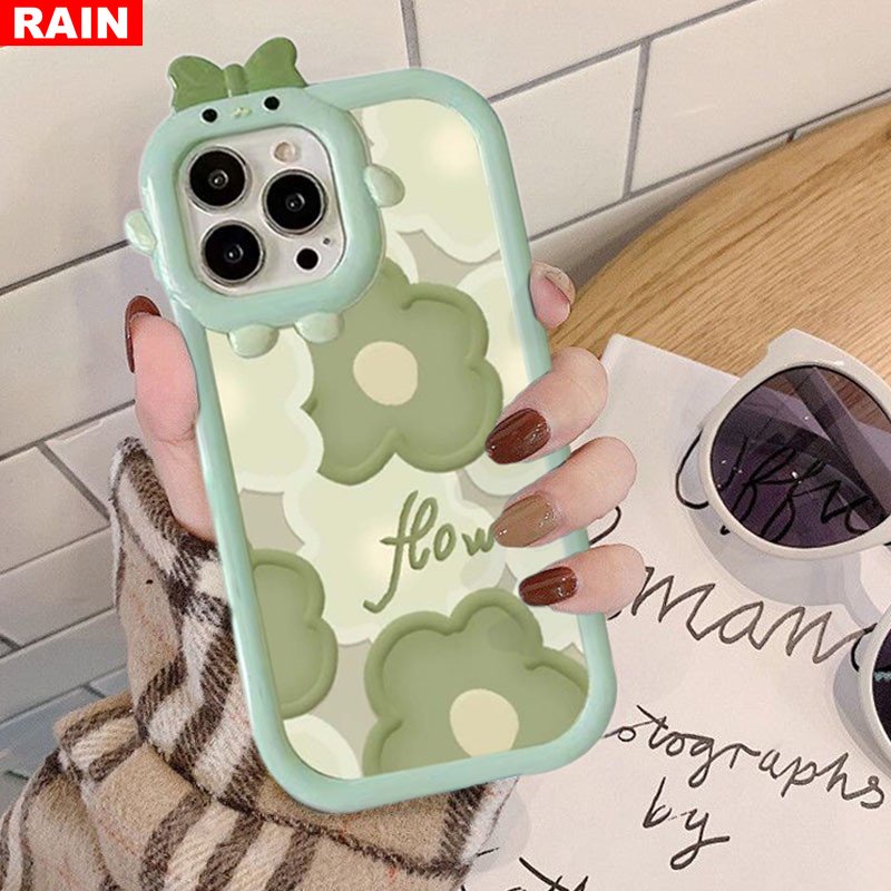 Ốp Điện Thoại Họa Tiết Hoa Và Quái Vật Cho IPhone 14 Pro Max IPhone13 Pro Max IPhone11 IPhone12 IPhoneXR XS 6 6S 7 8 Plus SE 2020